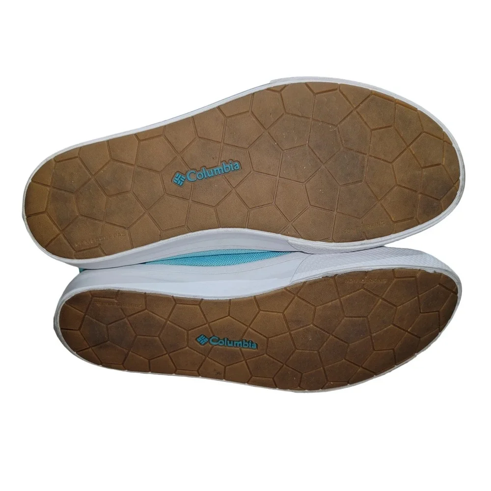 Columbia PFG Dorado Women's Sz 9 Blue Boat Shoes Outdoors Fishing Slip On